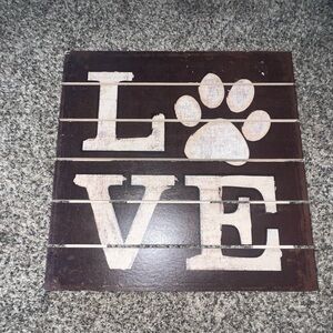 Love Dog Paw Picture